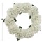 2-Pack: 24" White Hydrangea Wreath with Grapevine Ring Floral Home by Artificial Flowers
